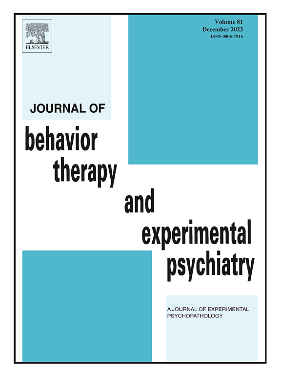 Go to journal home page - Journal of Behavior Therapy and Experimental Psychiatry